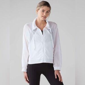Lululemon | White Oversized In Depth Jacket Size 4